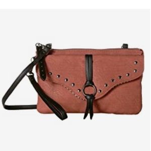 Brand new! NWT! Stellamax Aurora small brown black crossbody bag